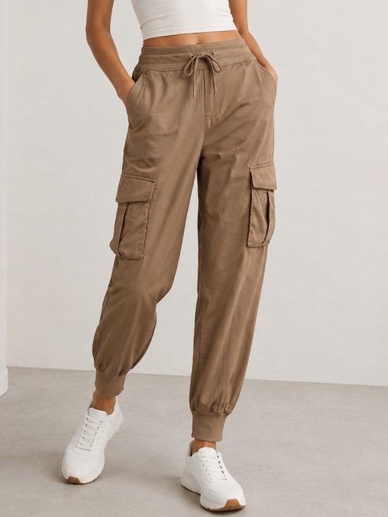 lululemon athletica Pants - Lululemon Dance Studio Cargo Jogger Taupetastic Relaxed Fit Mid-Rise Medium